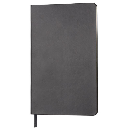 Блокнот в лінію A5 Thinkme Audrey, м'яка обкладинка (чорний)