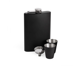 Набір фляга та 2 рюмки Dalmore,TM Discover (чорний)