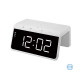 Годинник з бездротовою зарядкою Wake Up, TM TEG (білий)