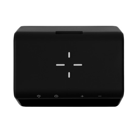 Годинник з бездротовою зарядкою Wake Up, TM TEG (чорний)