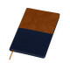 Записна книжка A5, Twice (коричневий/темно-синій)
