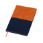 Записна книжка A5, Twice (помаранчевий/темно-синій)