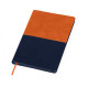 Записна книжка A5, Twice (помаранчевий/темно-синій)