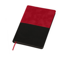 Записна книжка A5, Twice (червоний/чорний)