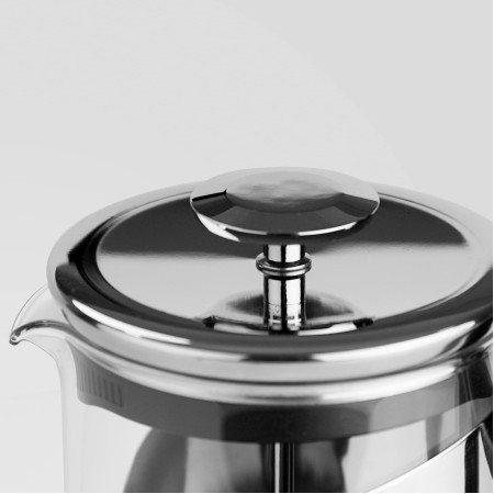 Френч-прес TeaTime, 1000 ml TM Discover (срібний)