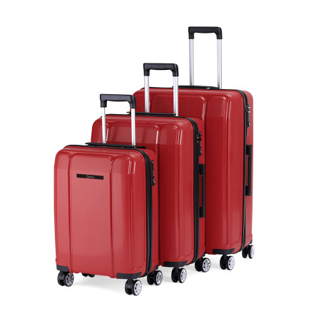 Валіза Aero велика, ТМ Columbus (темно-червоний)