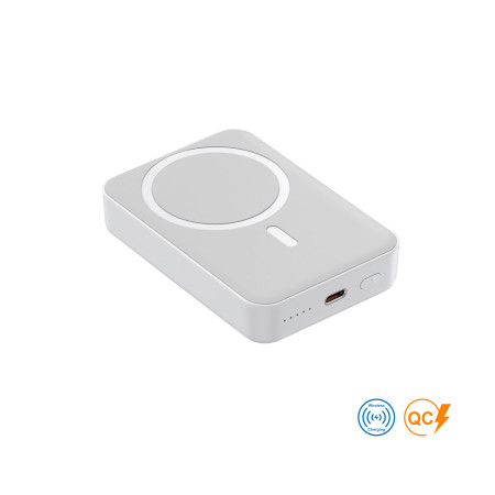 Універсальний зарядний пристрій Geo 10000 mAh, TM TEG (білий) Універсальний зарядний пристрій Geo 10000 mAh, TM TEG (білий)