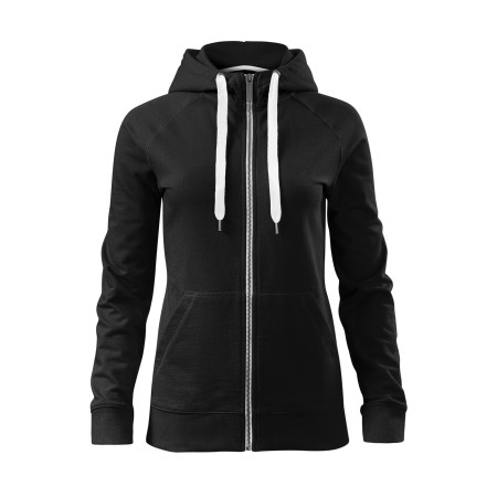 Реглан жіночий на блискавці Voyage 320, TM Malfini (black)