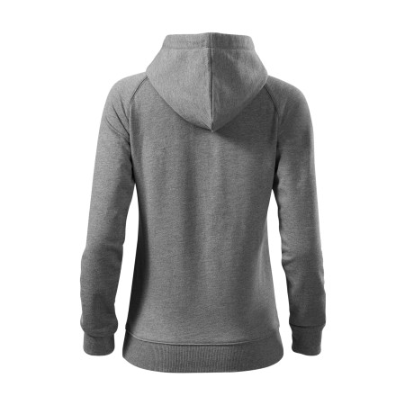 Реглан жіночий на блискавці Voyage 320, TM Malfini (dark grey melange)