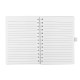 Записник B6 на пружині з ручкою Plane, ТМ Totobi (білий)