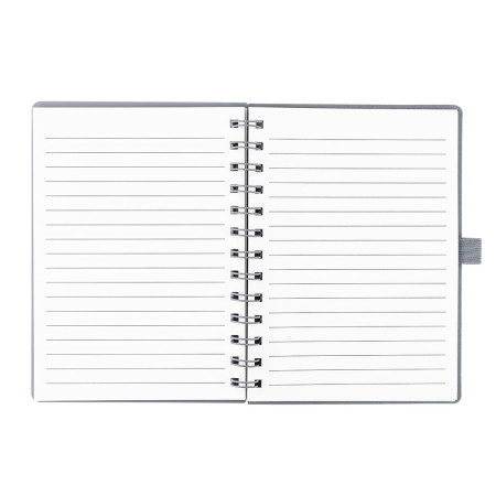 Записник B6 на пружині з ручкою Plane, ТМ Totobi (сірий)