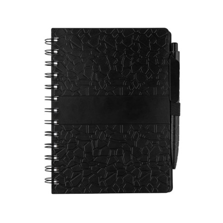 Записник B6 на пружині з ручкою Plane, ТМ Totobi (чорний) Записник B6 на пружині з ручкою Plane, ТМ Totobi (чорний)