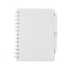 Записник B6 на пружині з ручкою Plane, ТМ Totobi (білий)
