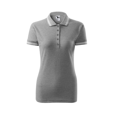 Поло жіноче Urban 200, TM Malfini (dark grey melange)