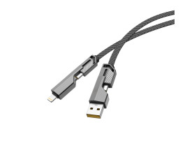 Провід 4-в-1 Mark, TM TEG (сірий)