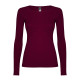 Футболка з довгим рукавом Extreme Woman (garnet)