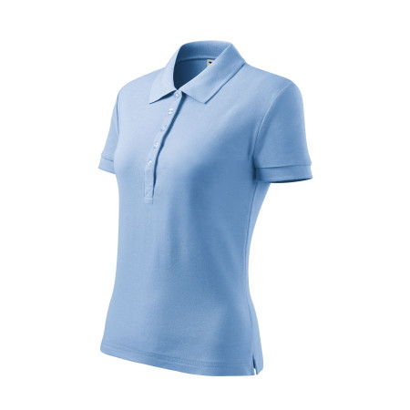 Поло жіноче Cotton Heavy 220 (sky blue)