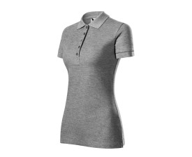 Поло жіноче Cotton Heavy 220 (dark grey melange)