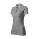 Поло жіноче Cotton Heavy 220 (dark grey melange)