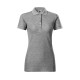 Поло жіноче Cotton Heavy 220 (dark grey melange)