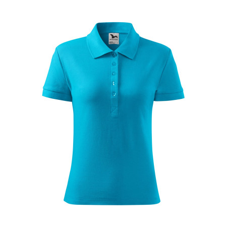 Поло жіноче Cotton Heavy 220 (blue atoll)