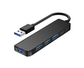 USB-хаб 5 в1 Gear, TM TEG (чорний)