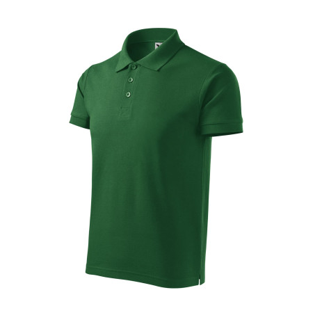 Поло Cotton heavy 220 (bottle green)