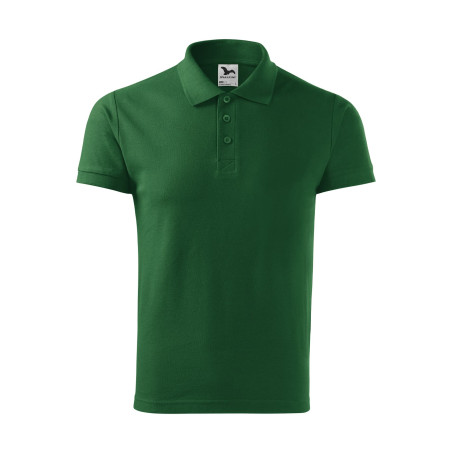 Поло Cotton heavy 220 (bottle green)