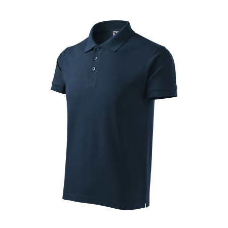 Поло Cotton heavy 220 (navy blue)