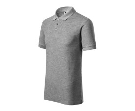 Поло Cotton heavy 220 (dark grey melange)