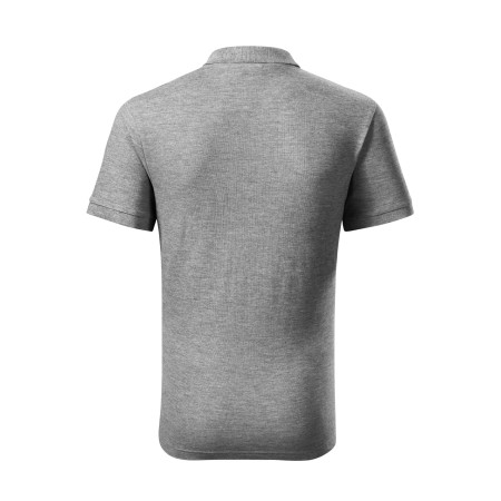 Поло Cotton heavy 220 (dark grey melange)