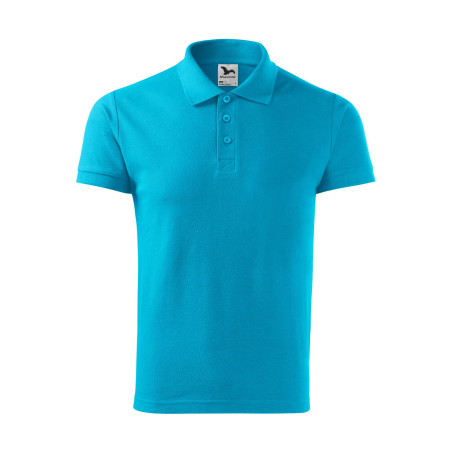 Поло Cotton heavy 220 (blue atoll)