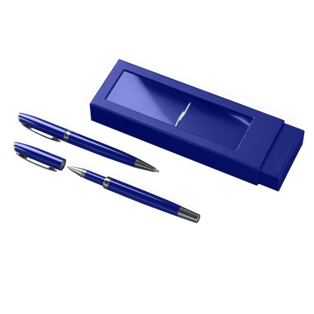 Набір ручка кулькова+ролер London,TM Totobi (синій)