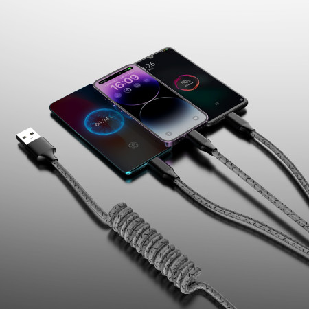 Провід 3-в-1 Rio, TM TEG (чорний)