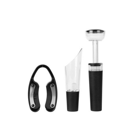 Набір для вина з електричним штопором Merlot, TM TEG (срібний)