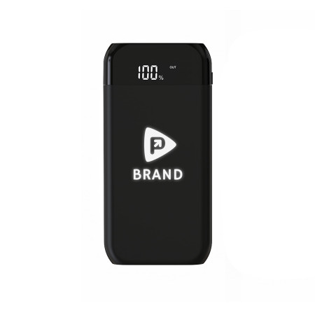 Повербанк з підсвіткою Galaxy 10000 mAh, ТМ TEG (білий)