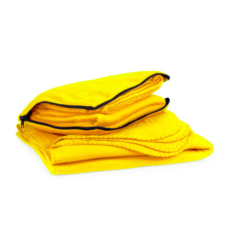 Плед-подушка з флісу Warm, TM Discover (жовтий)