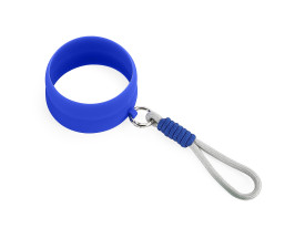 Силіконове кільце з мотузкою (синій) Силіконове кільце з мотузкою (синій)