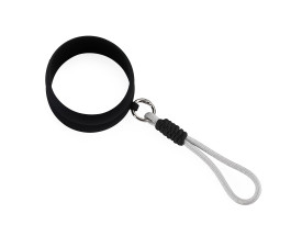 Силіконове кільце з мотузкою (чорний) Силіконове кільце з мотузкою (чорний)