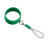 Силіконове кільце з мотузкою (зелений)