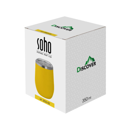 Термочашка Soho 2, TM Discover (жовтий)