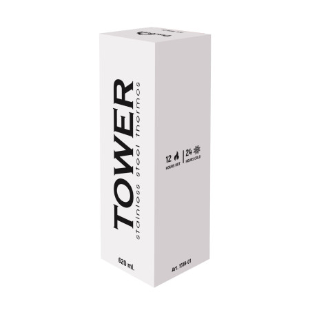 Термопляшка Tower, ТМ Discover (білий)