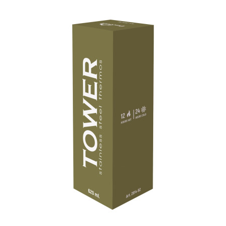 Термопляшка Tower, ТМ Discover (олива)