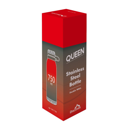 Термопляшка Queen, ТМ Discover (червоний)