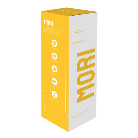 Термопляшка MORI, TM Discover (жовтий)