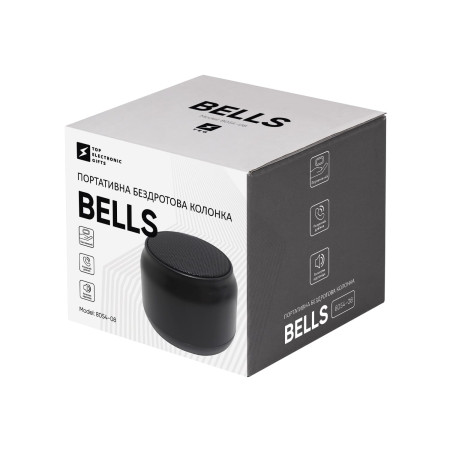 Колонка бездротова Bells, TM TEG (чорний)