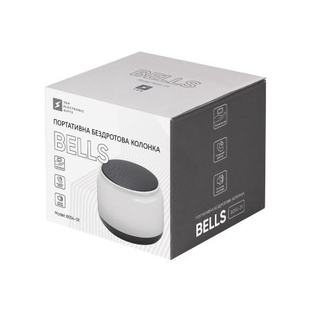 Колонка бездротова Bells, TM TEG (білий)