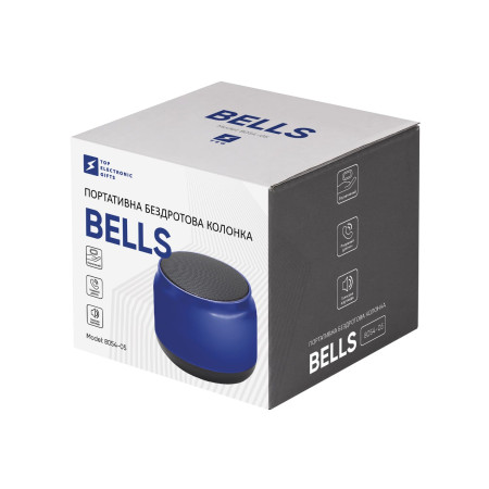 Колонка бездротова Bells, TM TEG (синій)