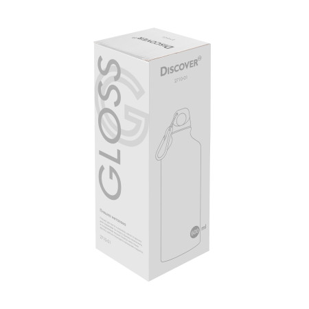 Пляшка металева Gloss, ТМ Discover (білий)