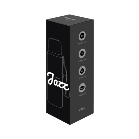 Термос Jazz, TM Discover (чорний)